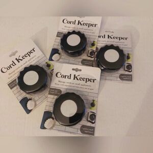4 New In PACKAGE Cord KEEPERS Small Appliances Organizers (A)